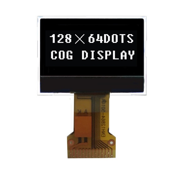 Custom Small Size Lcd 128x64 Dot Matrix Lcd Display Screen With White
