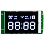 Factory Custom Mono Transmissive/Transflective/Reflective Segment Blue/Green/Gray VA LCD Display