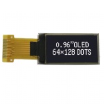 0.96 Inch Vertical OLED Display Screen 128x64 Pixels For Smart Bracelet