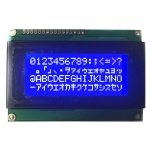 Blue Character 20x4 LCD Display Custom Size LCD